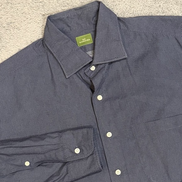 Sid Mashburn Other - Sid Mashburn Men's Medium Blue Micro Birdseye Spread Collar Button Up Shirt
